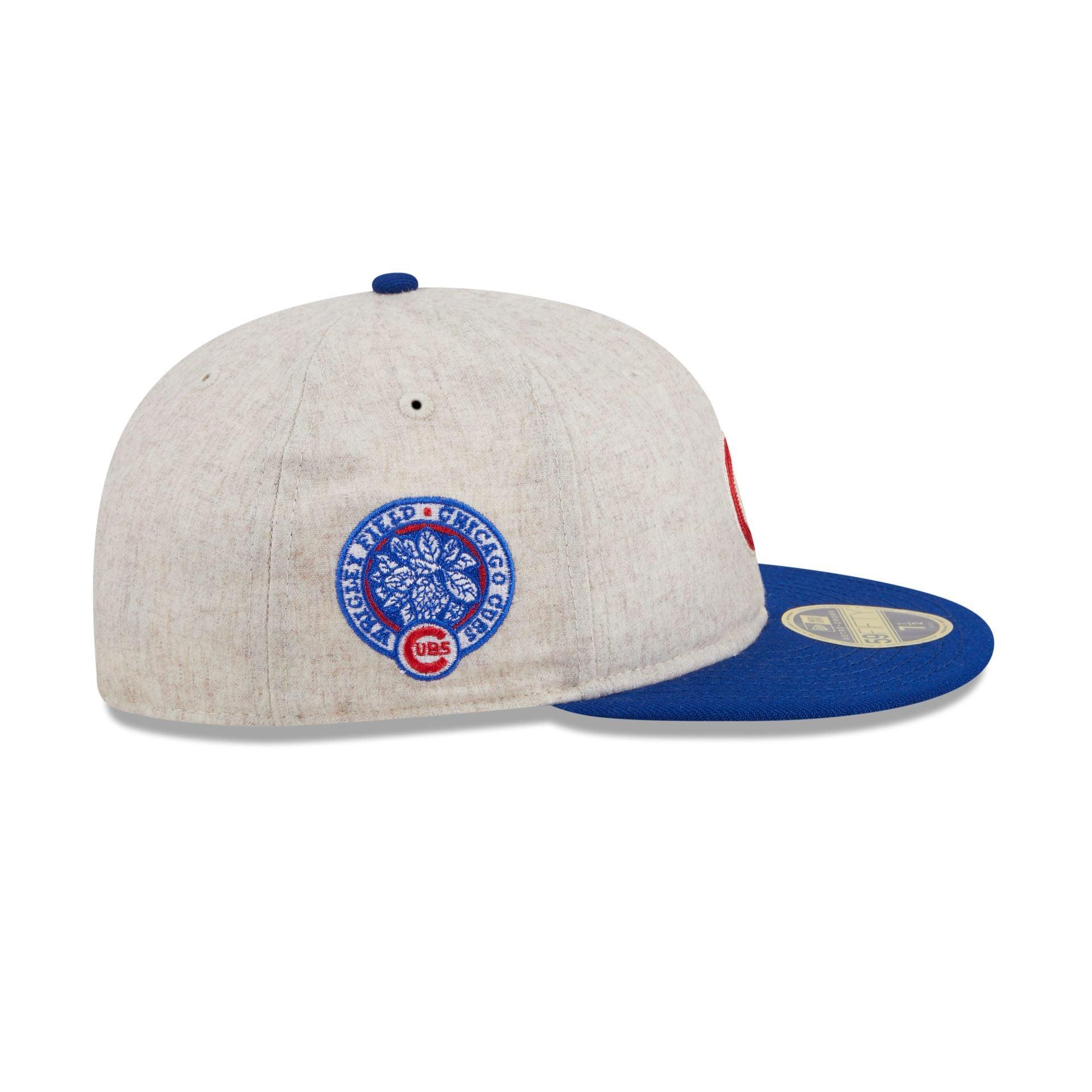 Chicago Cubs Melton Wool Retro Crown 59FIFTY Fitted Hat Male Product Image