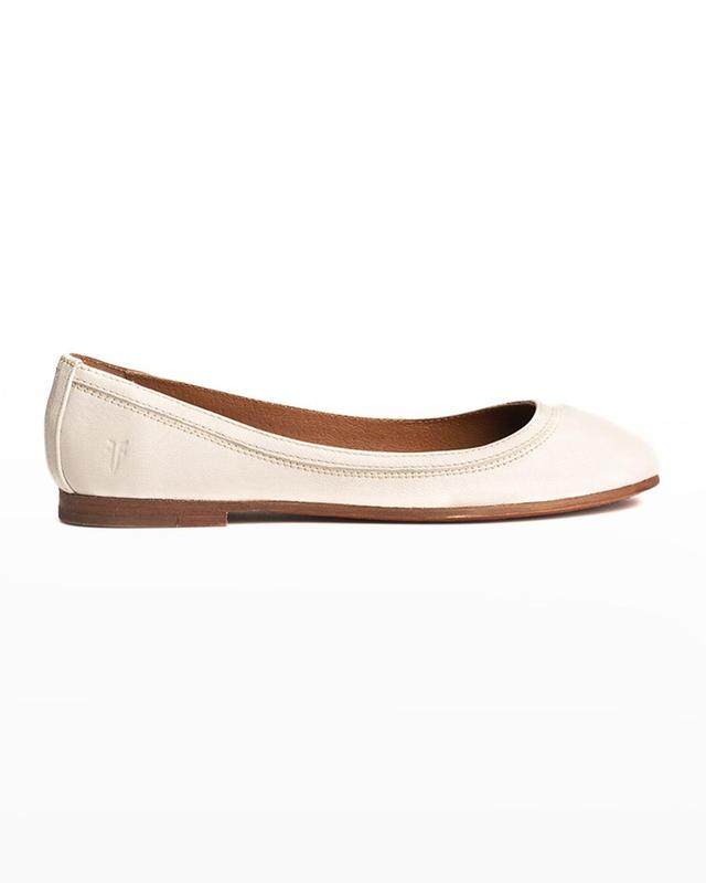 Carson Leather Ballerina Flats Product Image