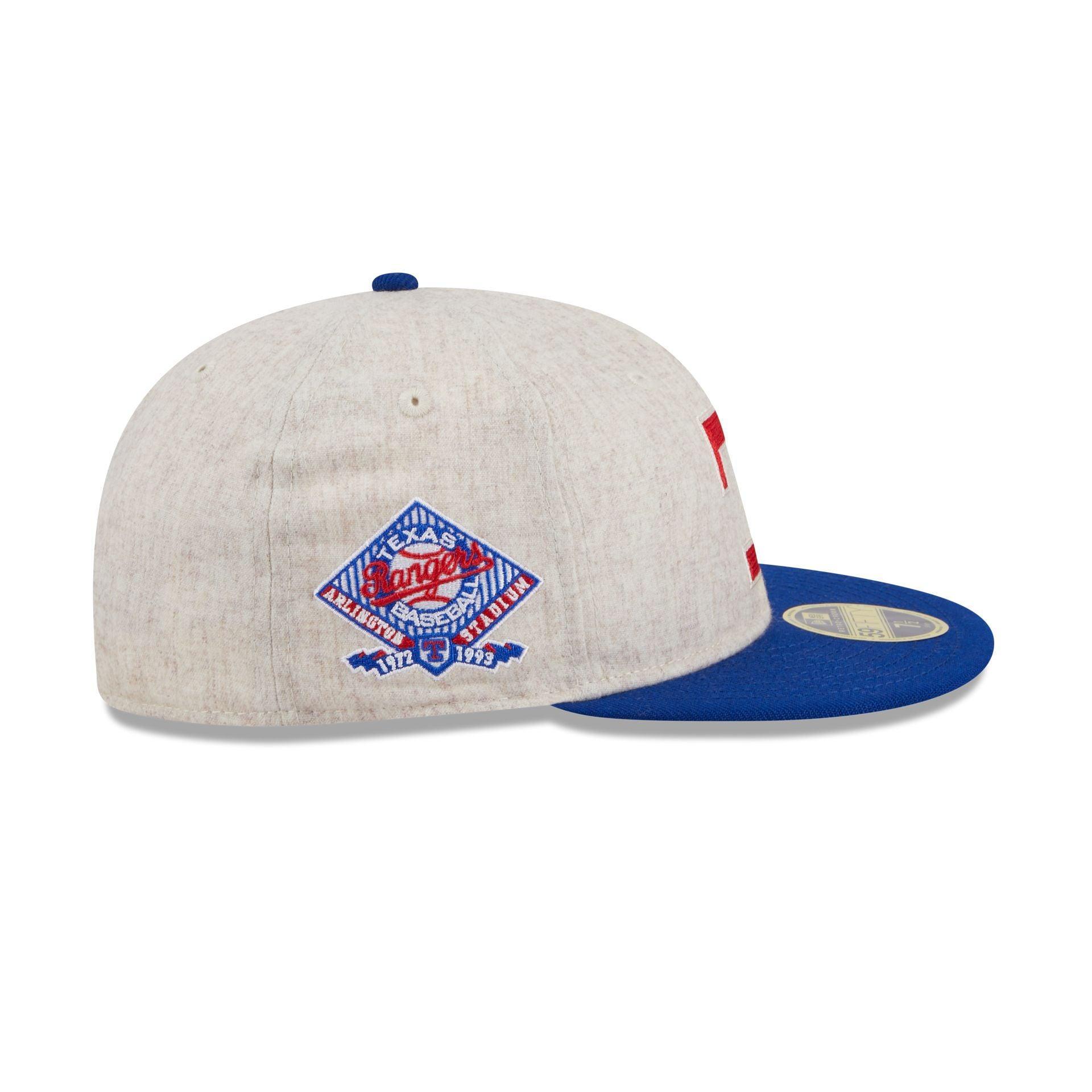 Texas Rangers Melton Wool Retro Crown 59FIFTY Fitted Hat Male Product Image