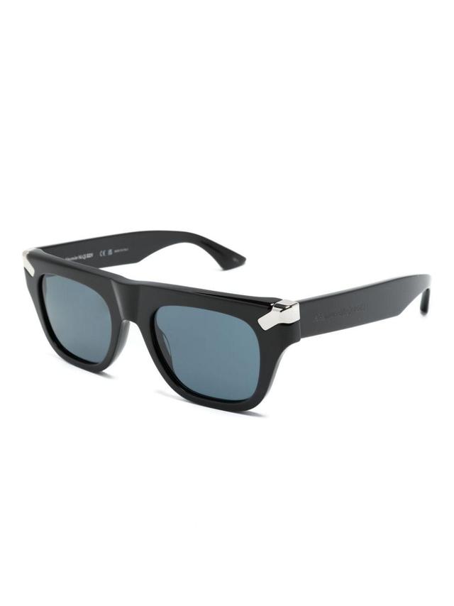 Square-frame Sunglasses In Black Product Image