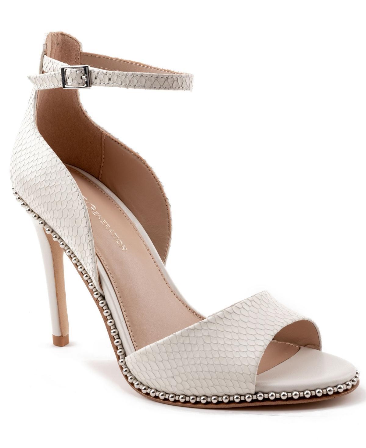 bcbg Jessika Snake Embossed Ankle Strap Sandal Product Image