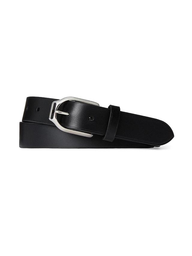 Mens Leather Buckle Belt Product Image