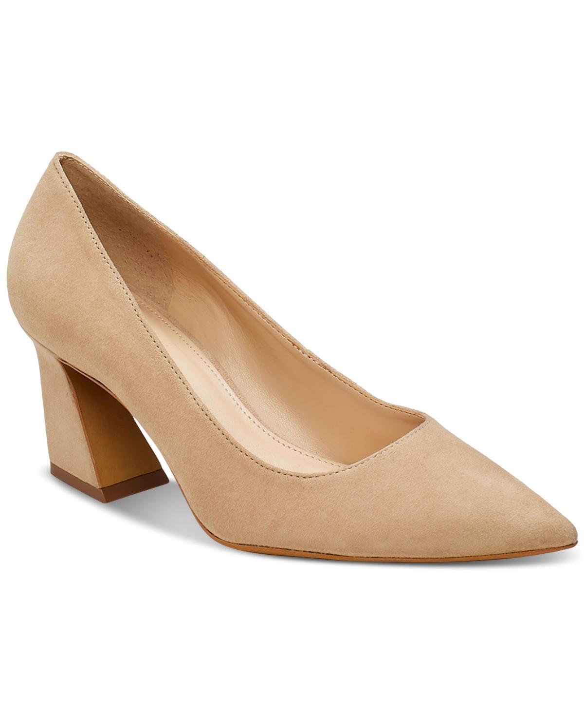 Vince Camuto Womens Hailenda Pointed-Toe Flare-Heel Pumps Product Image