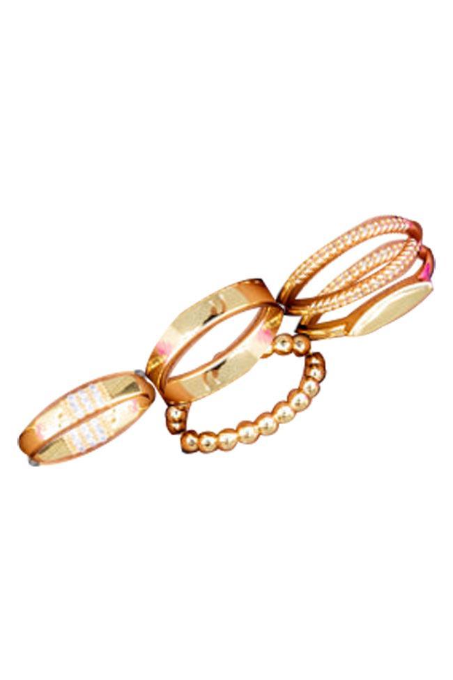 Living In Luxury Gold Ring Set FINAL SALE Product Image