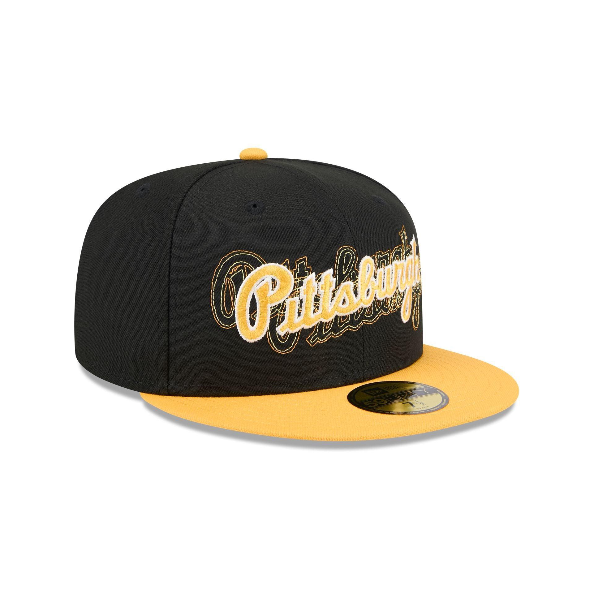 Pittsburgh Pirates Shadow Stitch 59FIFTY Fitted Hat Male Product Image