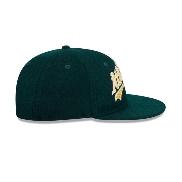 Oakland Athletics Melton Wool Retro Crown 9FIFTY Adjustable Hat Male Product Image