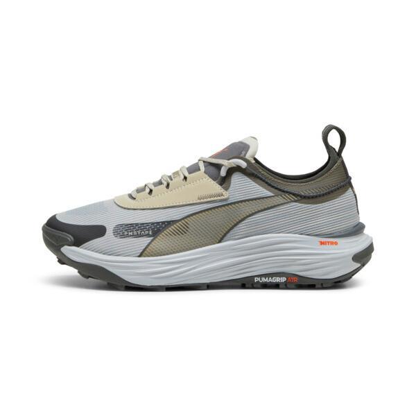 PUMA SEASONS Voyage NITROâ¢ 3 Men's Trail Running Shoes in Cool Light Grey/Desert Dust/Shadow Grey Product Image