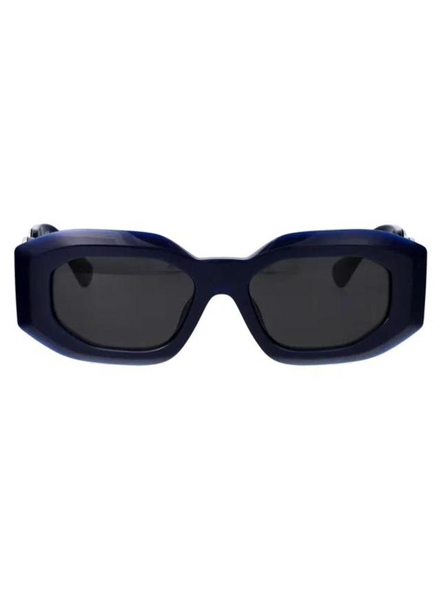 VERSACE Sunglasses In 512587 Transparent Blue Product Image