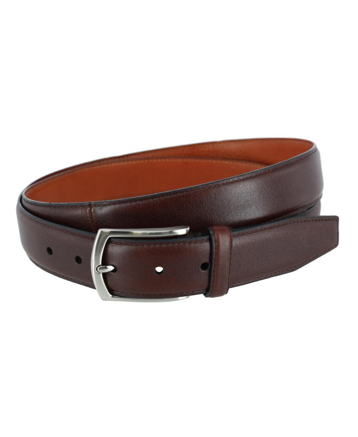 Trafalgar Mens Antonio Big & Tall 35mm Pebble Leather Belt Product Image