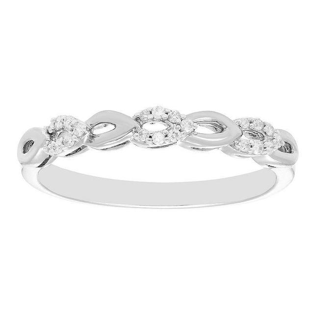 Boston Bay Diamonds Diamond Accent Stacking Ring, Womens Sterling Product Image