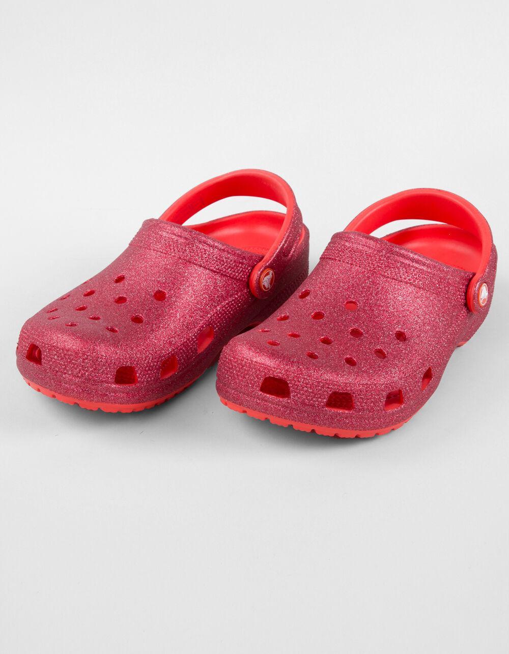 CROCS Womens Classic Glitter Clogs Product Image