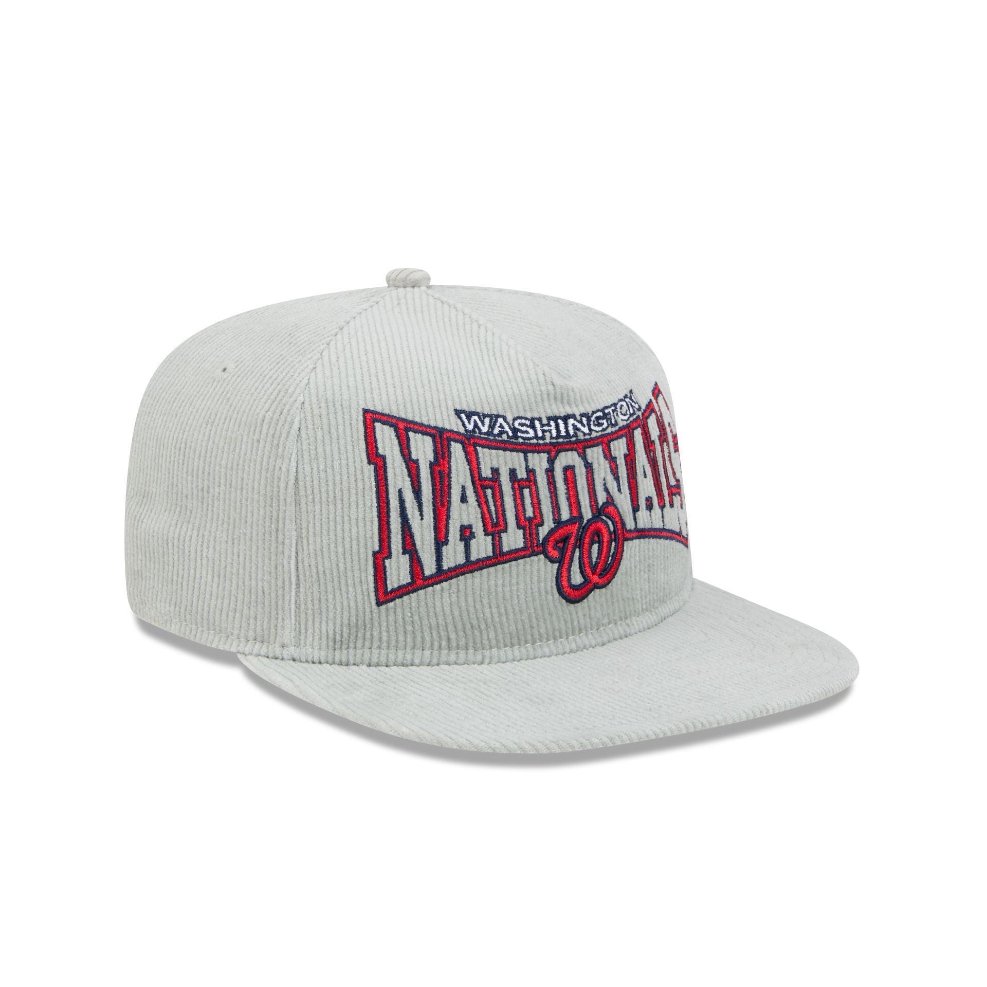 Washington Nationals Gray Cord Golfer Hat Male Product Image