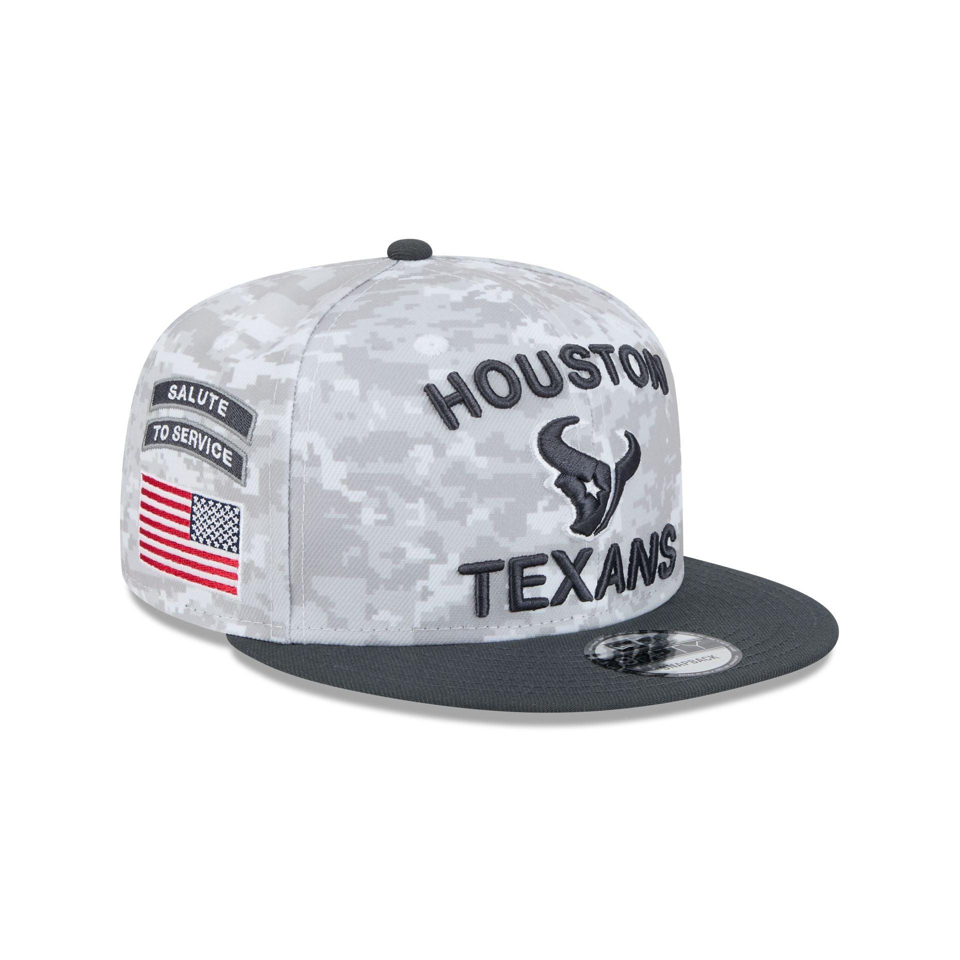 Houston Texans 2024 Salute to Service 9FIFTY Snapback Hat Male Product Image