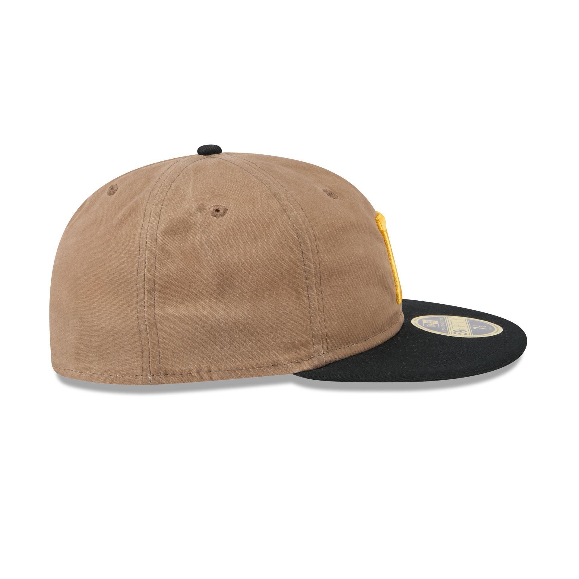 Pittsburgh Pirates Wax Canvas Retro Crown 59FIFTY Fitted Hat Male Product Image