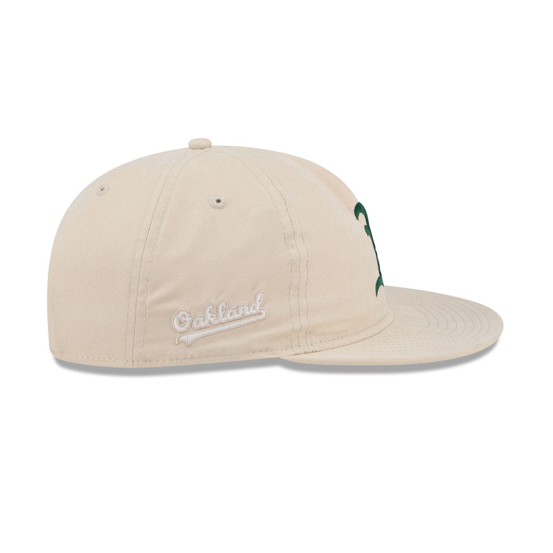 Oakland Athletics Brushed Nylon Retro Crown 9FIFTY Adjustable Hat Male Product Image