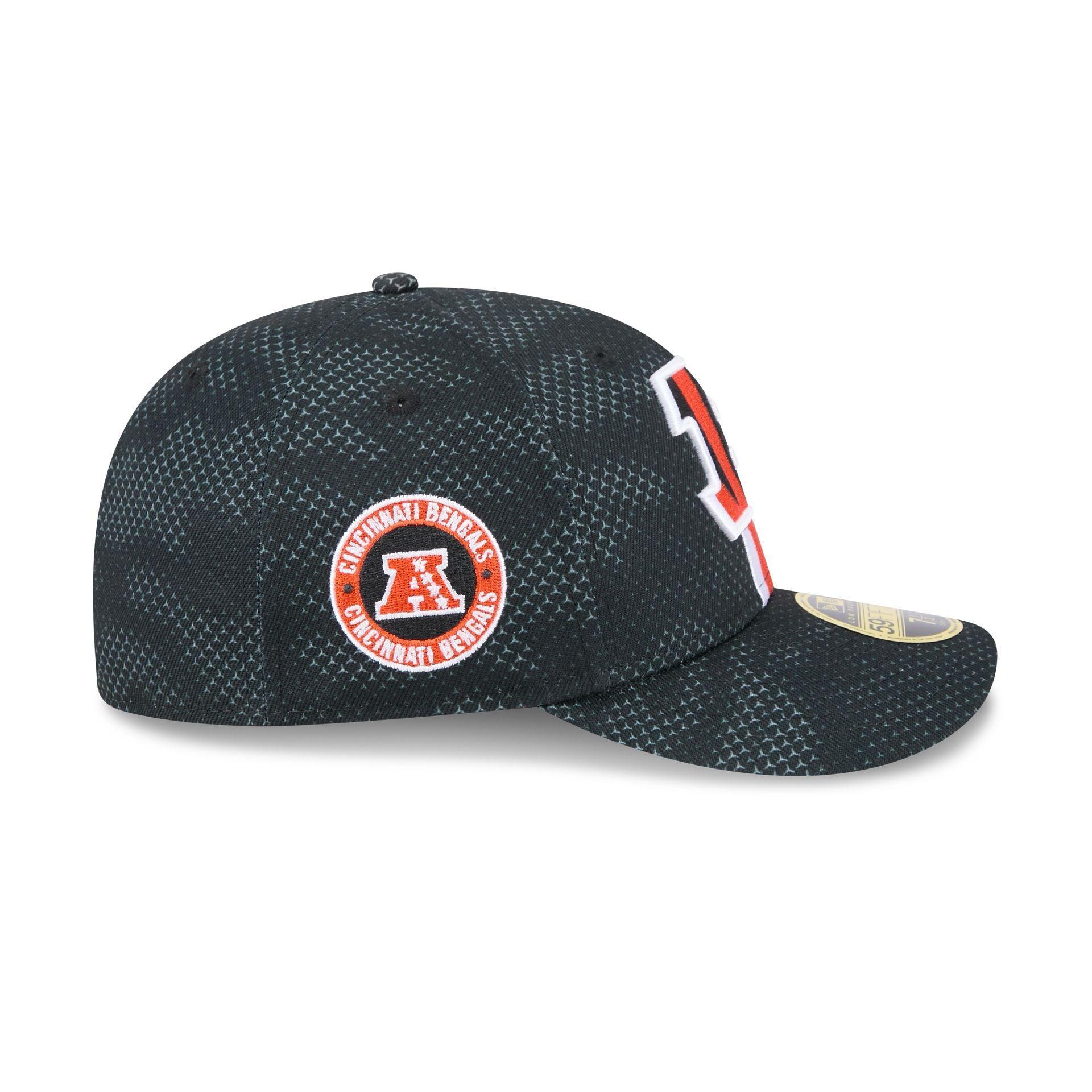 Cincinnati Bengals 2024 Sideline Low Profile 59FIFTY Fitted Hat Male Product Image