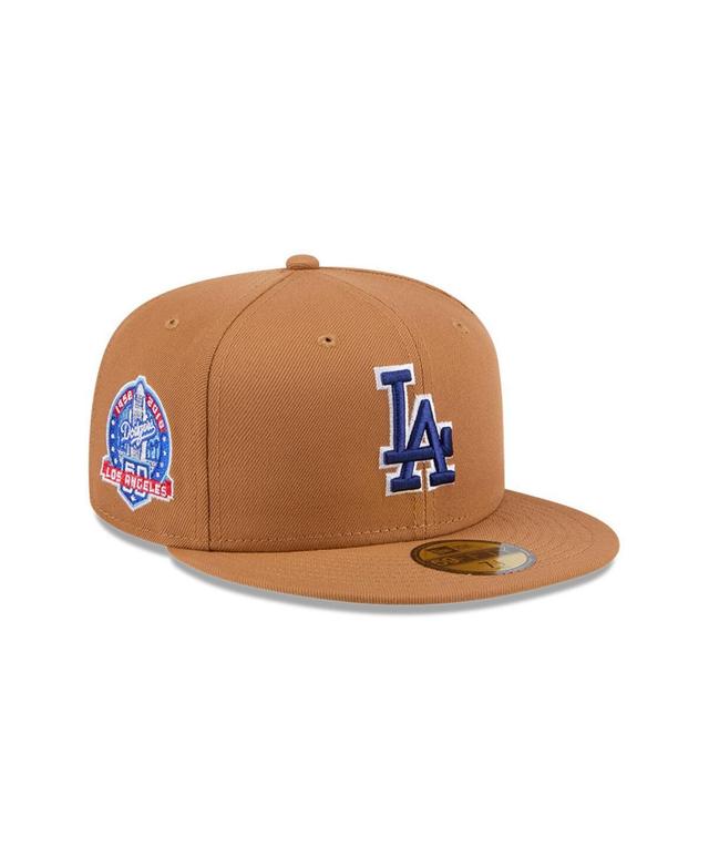 New Era Mens Brown Los Angeles Dodgers Color Pack 59FIFTY Fitted Hat Product Image