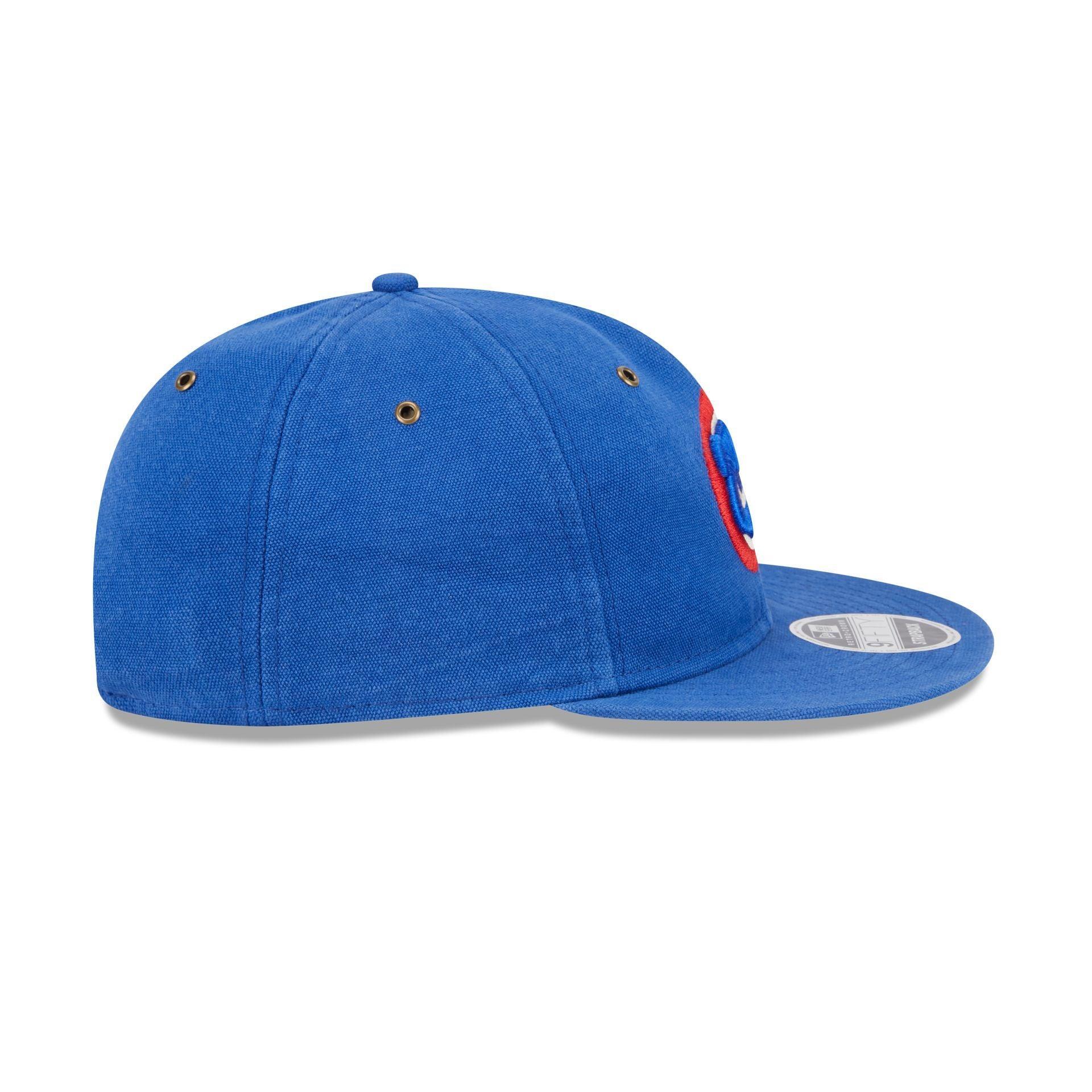 Chicago Cubs Cotton Canvas Retro Crown 9FIFTY Adjustable Hat Male Product Image