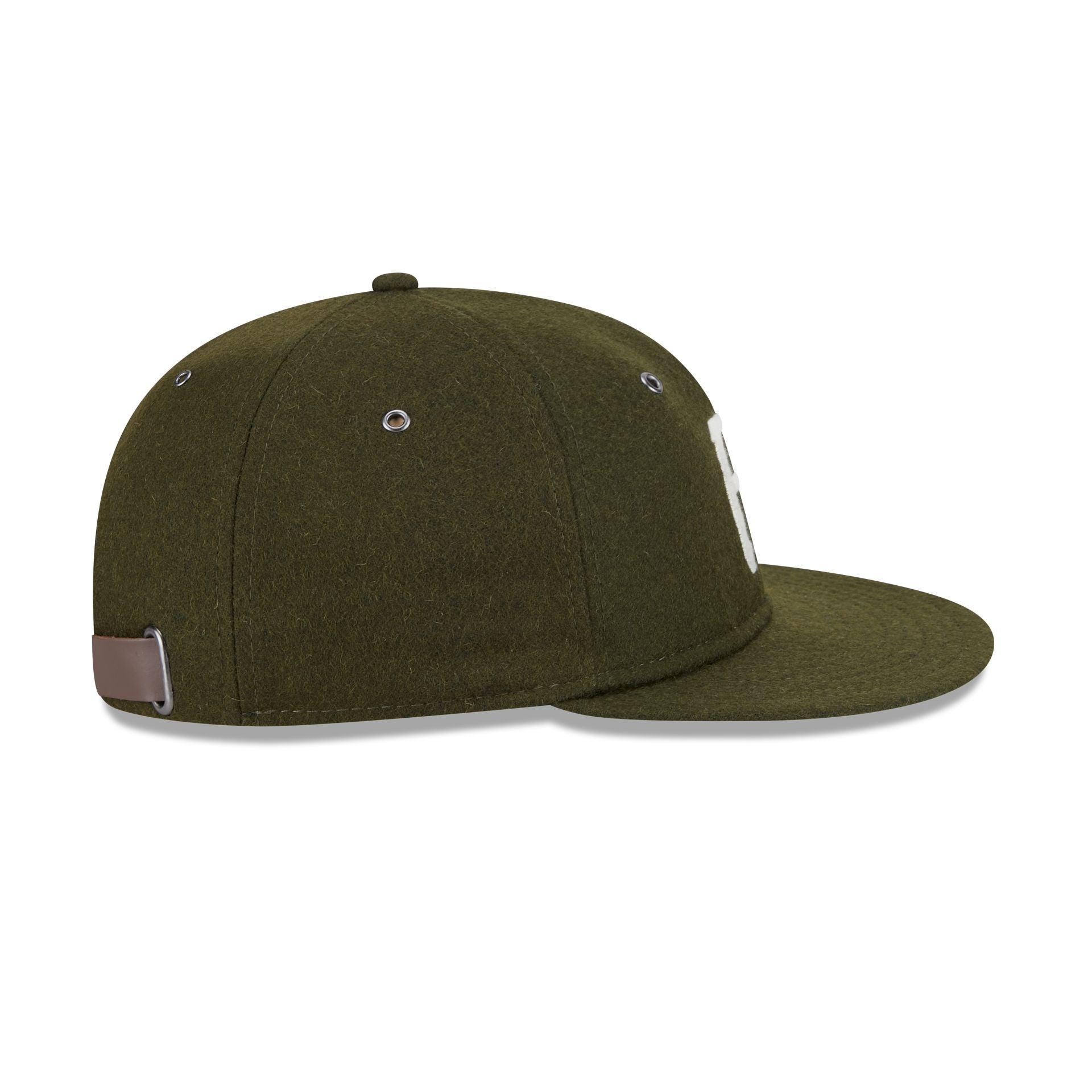 Pittsburgh Pirates New Olive Wool Retro Crown 9FIFTY Adjustable Hat Male Product Image