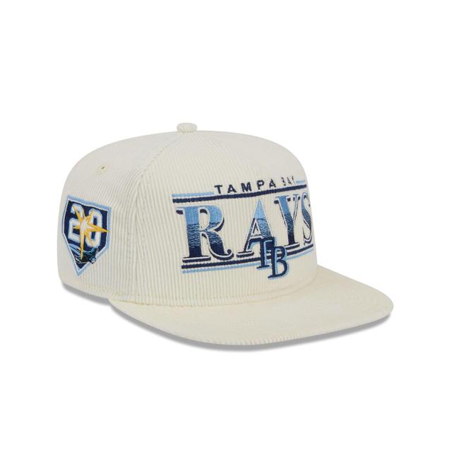 Tampa Bay Rays Throwback Corduroy Golfer Hat Male Product Image