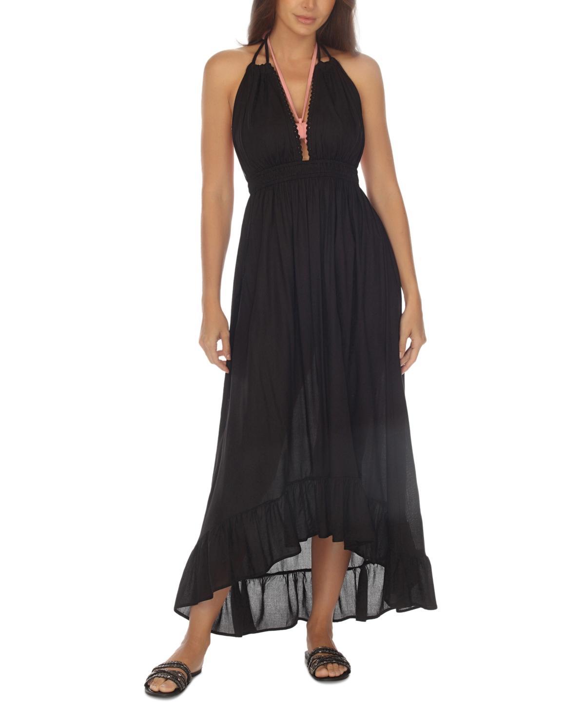 Raviya Womens Halter Maxi Dress Swim Cover-Up Product Image