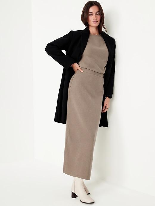 Cozy Maxi Column Skirt Product Image