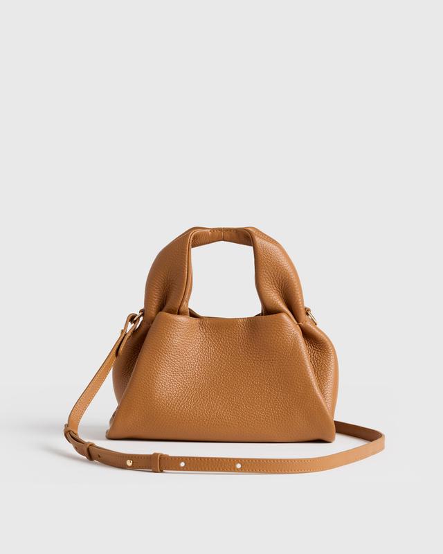 Italian Leather Trapeze Crossbody Product Image