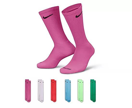 Nike Men's Large Everyday Cushioned Crew Socks 6 Pairs Product Image