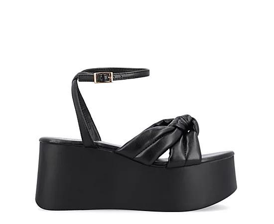 Journee Collection Womens Lailee Platform Sandal Wedges Product Image