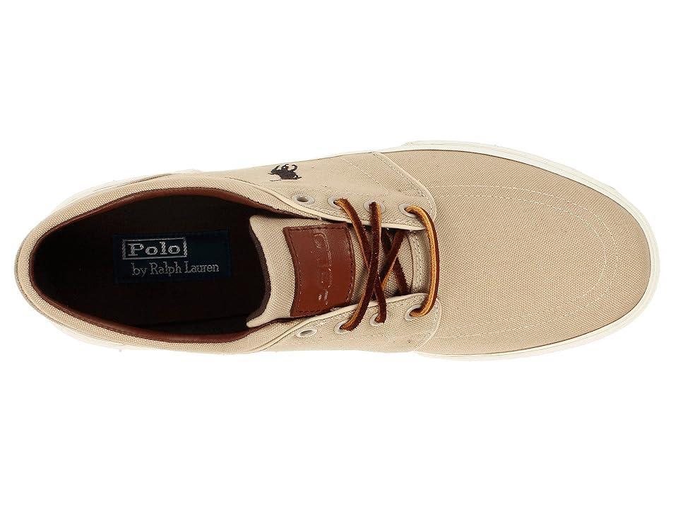 Polo Ralph Lauren Faxon Low-Top Canvas Sneaker Canvas) Men's Lace up casual Shoes Product Image