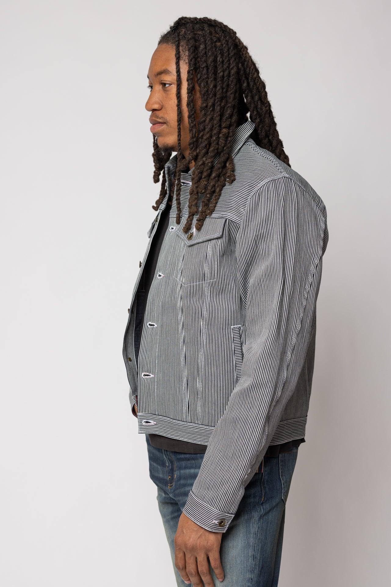 Denim Jacket | Hickory Stripe Product Image