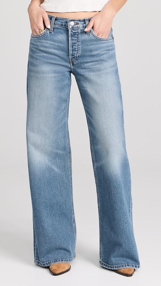 RE/DONE Mid Rise Wide Leg Jeans | Shopbop product image