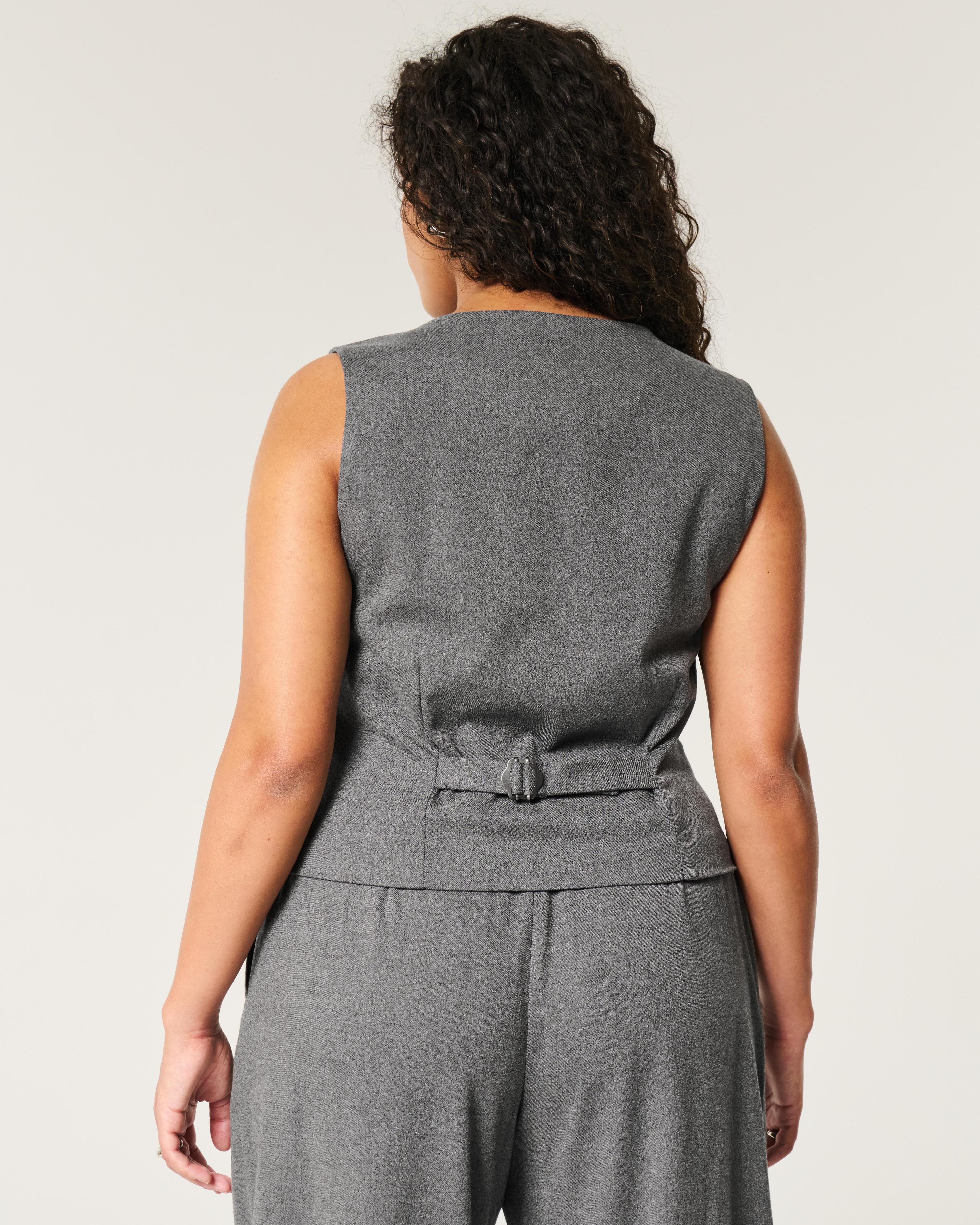 Longer-Length Button-Through Vest Product Image