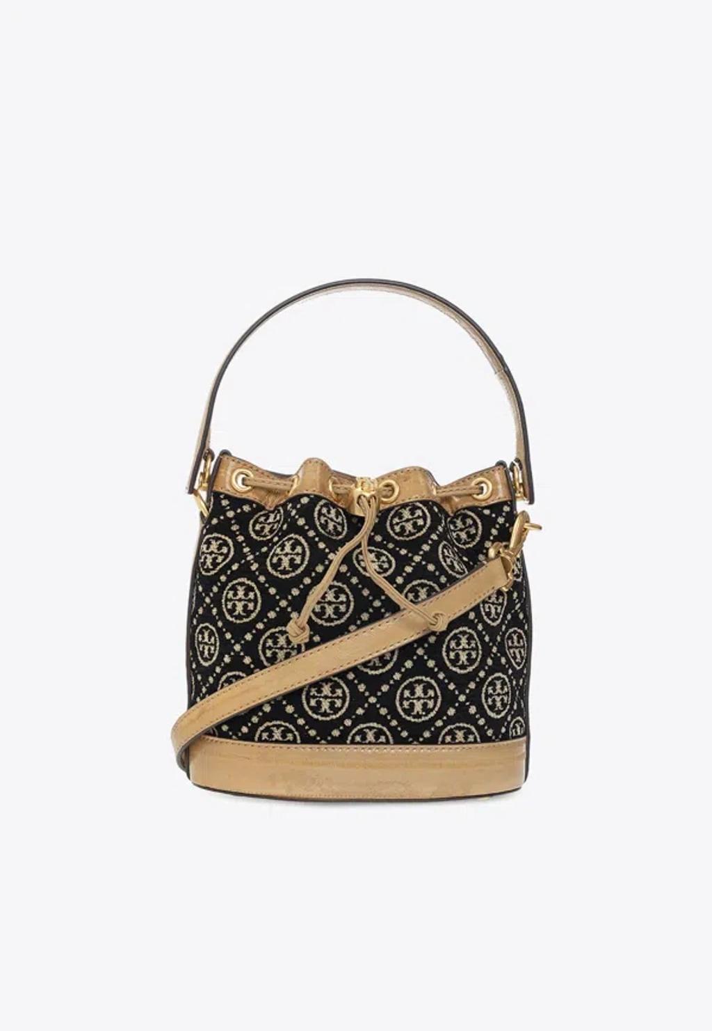 TORY BURCH Double T Tote Bag In Black Product Image