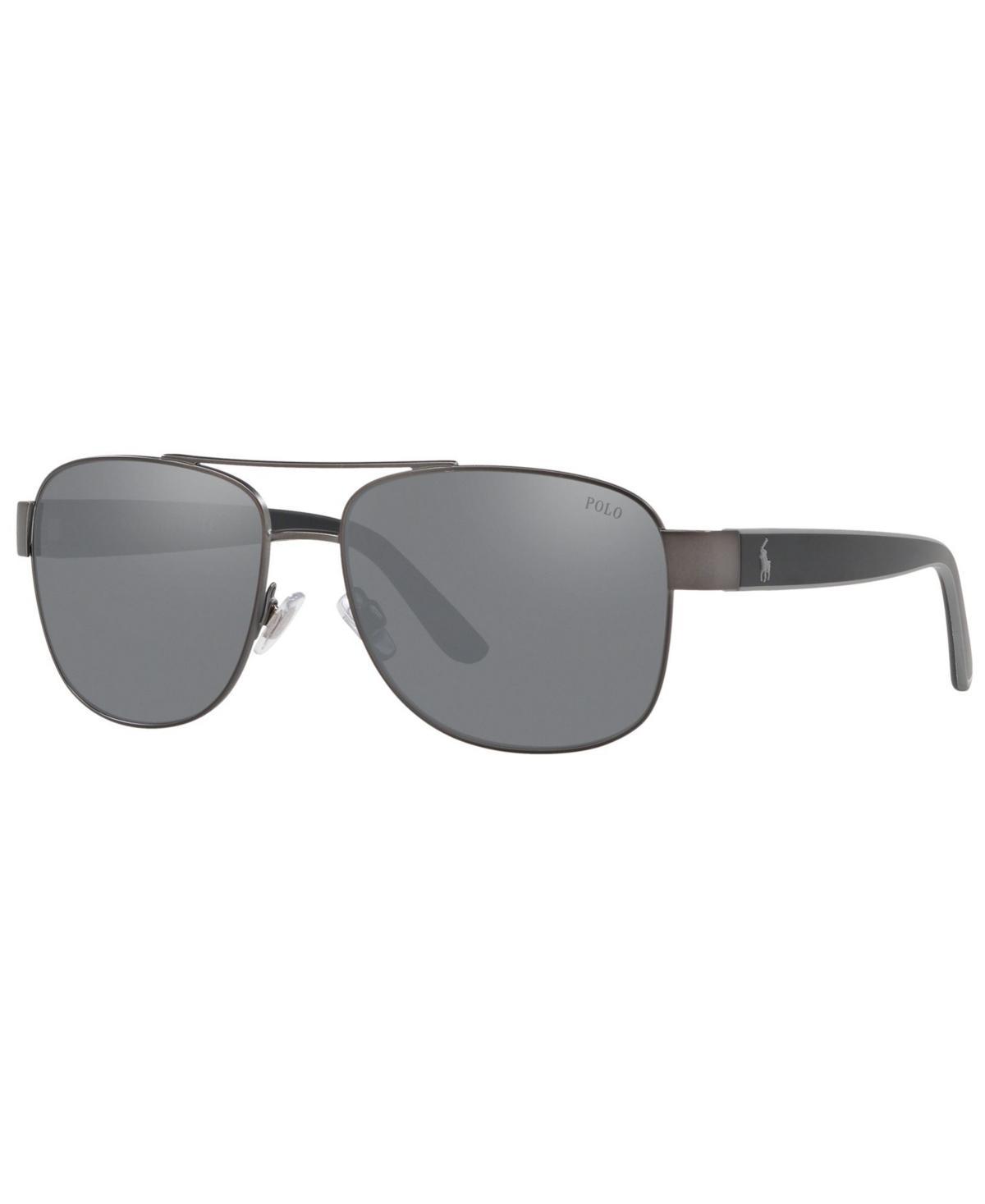 Sunglasses, Ph3122 59 In Light Grey Mirror Black Product Image