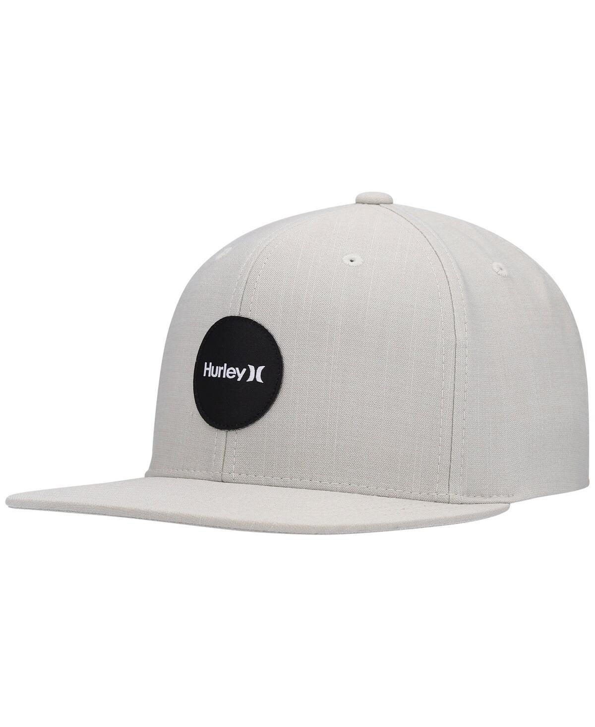 Mens Hurley Heather Gray H20-Dri Point Break Snapback Hat Product Image