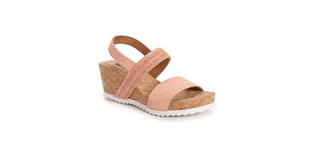 MUK LUKS Wendy Womens Wedge Sandals Product Image