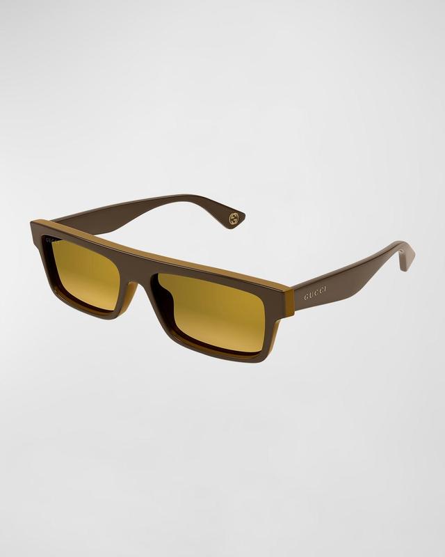 Mens Plastic Rectangle Sunglasses Product Image