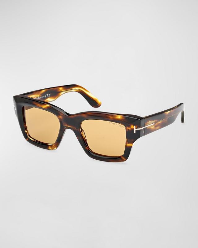 Mens Ilias Acetate Square Sunglasses Product Image