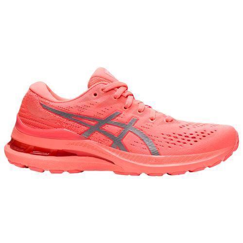 ASICS Womens Gel-Kayano 28 - Running Shoes Lite Show/Sun Coral Product Image