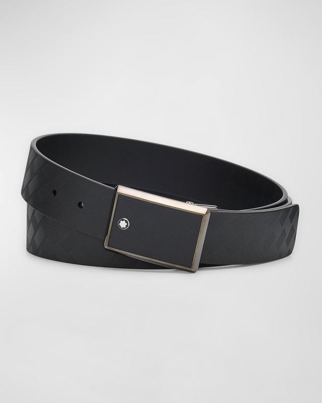 Mens Extreme 3.0 Leather Plate-Buckle Belt Product Image