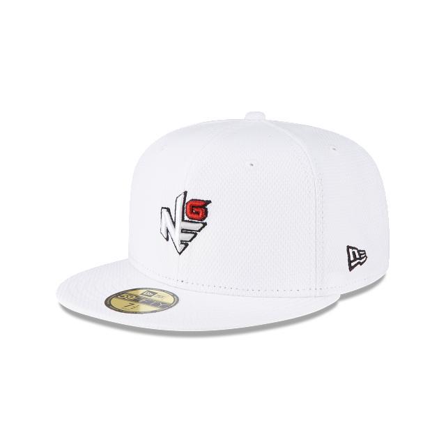 New Era Golf White 59FIFTY Fitted Hat Male Product Image