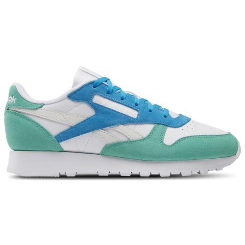 Womens Reebok Classic Leather Athletic Shoe Unleashed Green Product Image