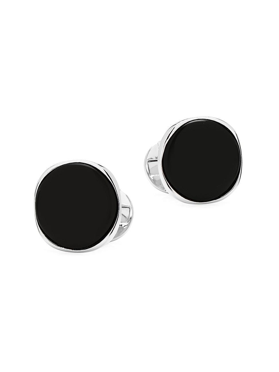 Cufflinks, Inc. Stone Inlay Round Cuff Links Product Image