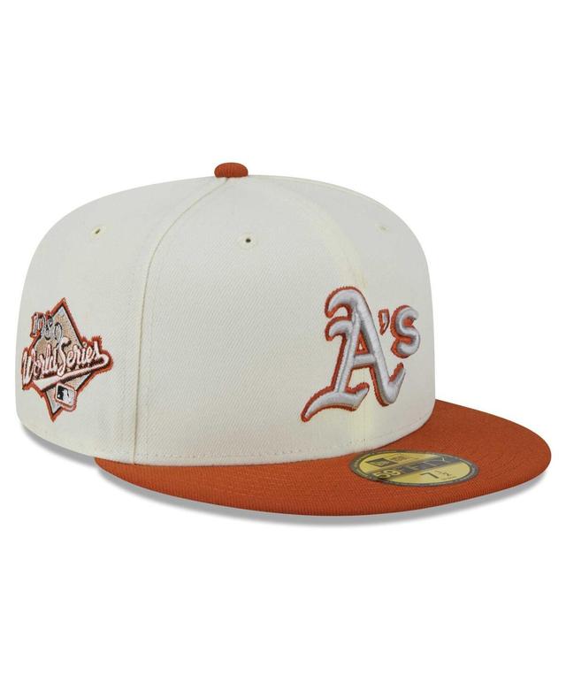 Mens New Era Cream Boston Red Sox 59FIFTY Fitted Hat - Cream Product Image