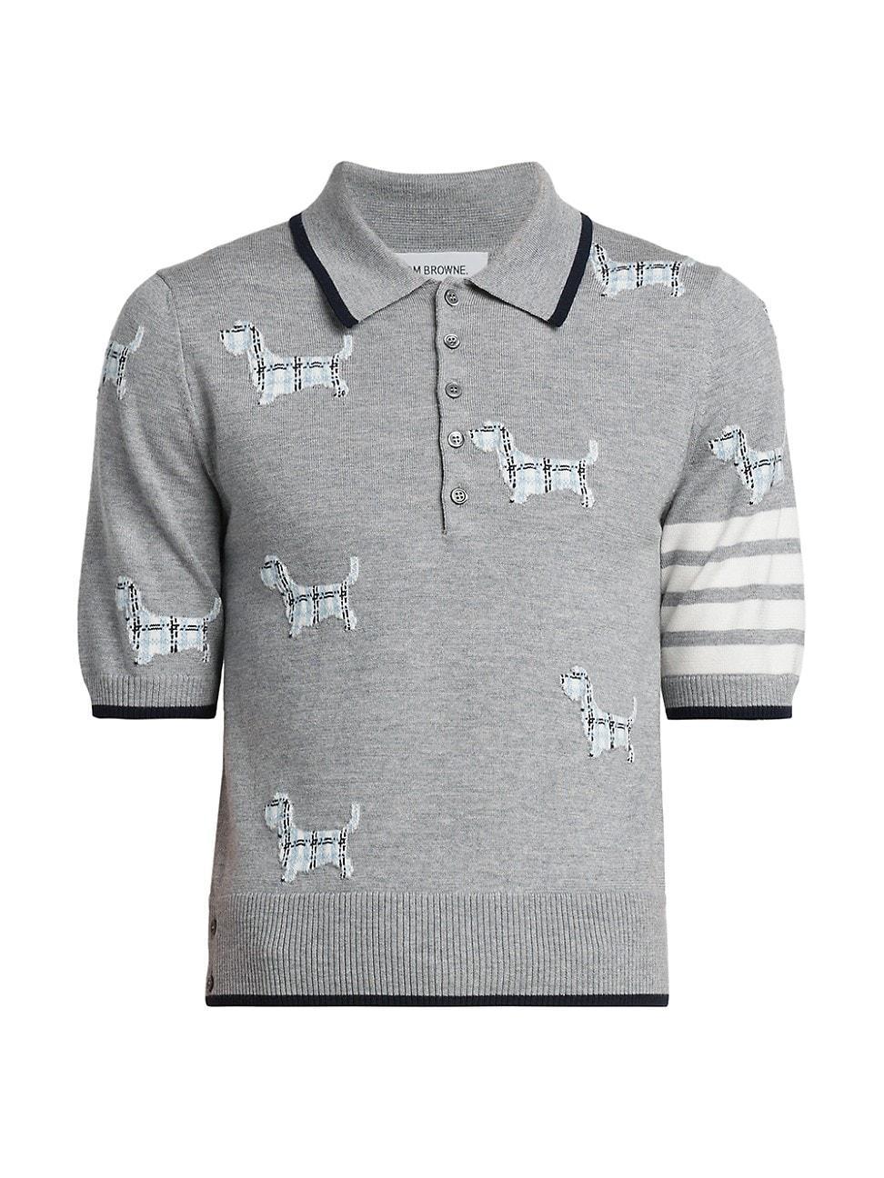 Mens Hector Knit Wool Polo Product Image