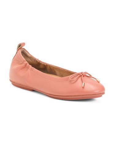 Allegro Bow Leather Ballerina Flats for Women product image