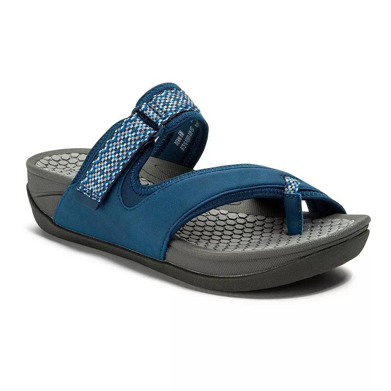 Baretraps Deserae Womens Thong Sandals Blue Product Image