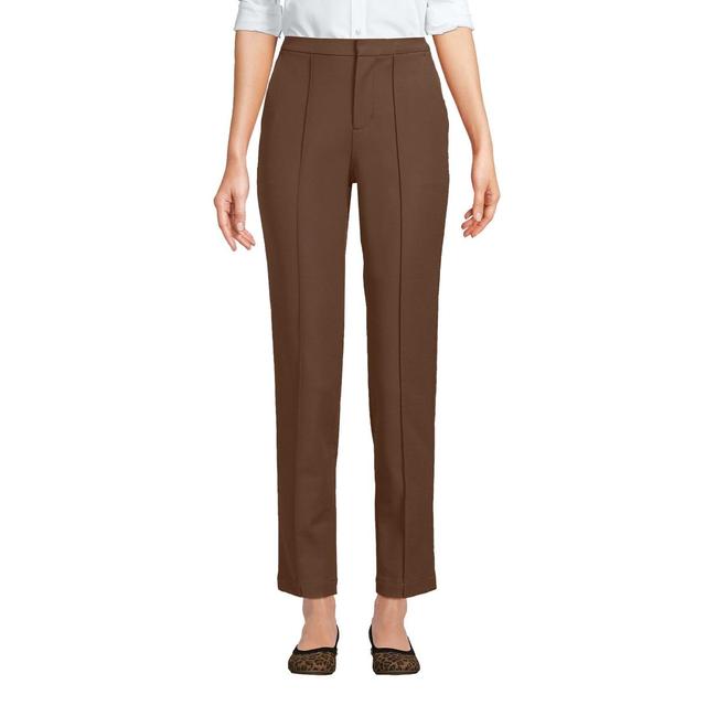 Lands End Womens High Rise Bi Stretch Pintuck Pencil Ankle Pants Product Image