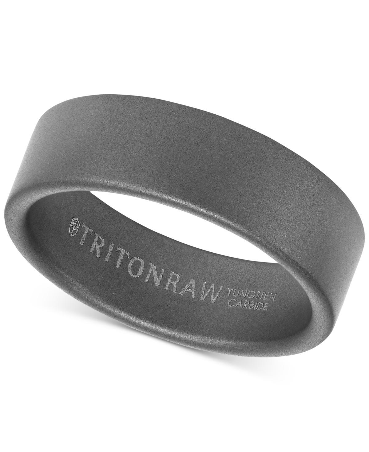 Triton Pure Raw Mens Band in Tungsten Product Image